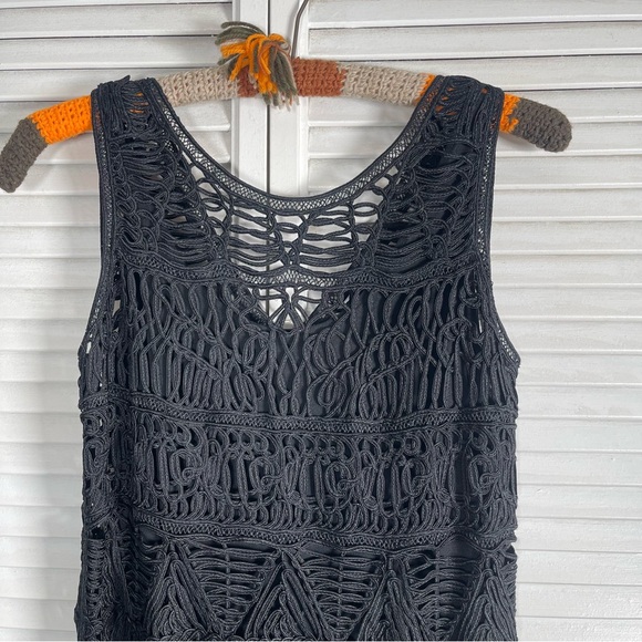 🖤 CLUNY – Black Lace Ribbon Cocktail Dress (NWT $398 · Size XS) - Picture 2 of 13